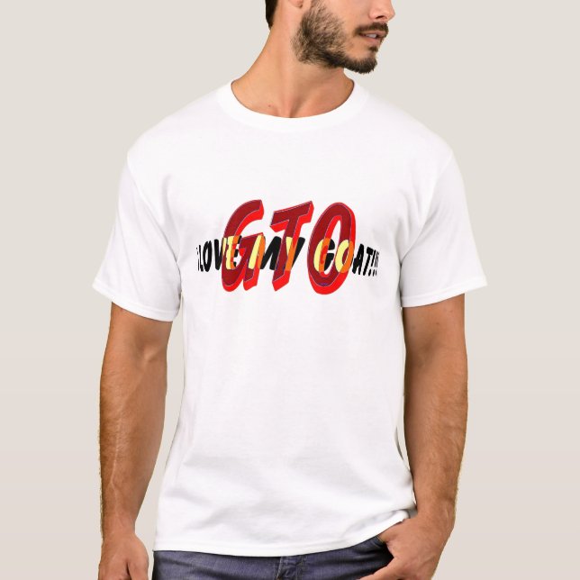 Camiseta ¡Amo mi cabra! GTO (Anverso)