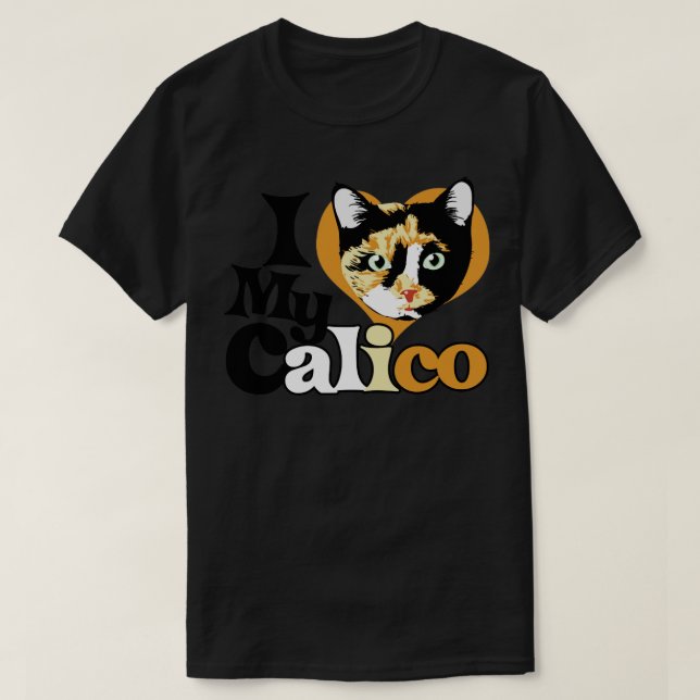 Camiseta Amo mi Calico (Diseño del anverso)