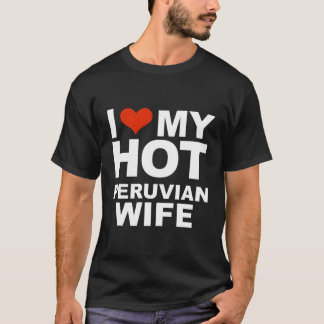 Camiseta Amo mi caliente matrimonio entre esposas peruanas