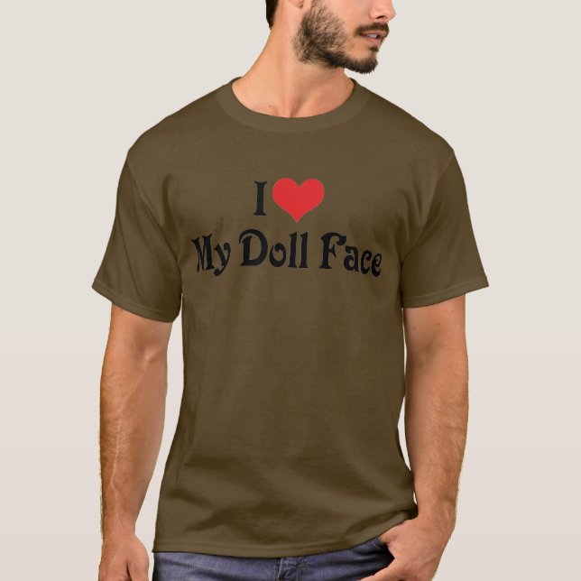 Camiseta Amo Mi Cara de Muñeca (Anverso)