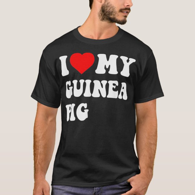 Camiseta Amo Mi Cerdo De Guinea _3 (Anverso)