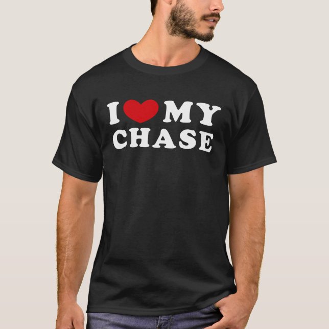 Camiseta Amo Mi Chase, Corazón Mi Chase Pullover Hoodie (Anverso)