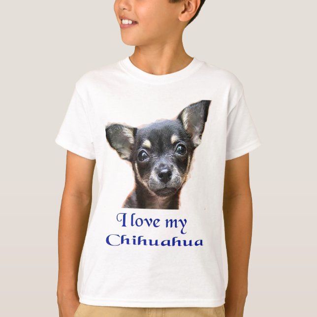 Camiseta Amo mi Chihuahua (Anverso)