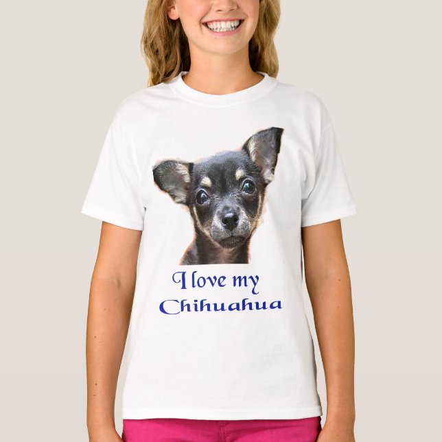 Camiseta Amo mi Chihuahua (Anverso)