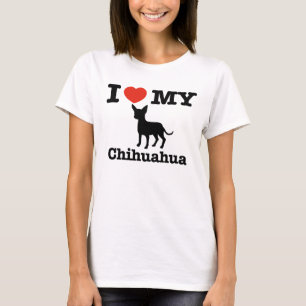Camiseta Amo mi chihuahua