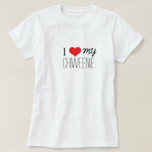 Camiseta Amo mi Chiweenie