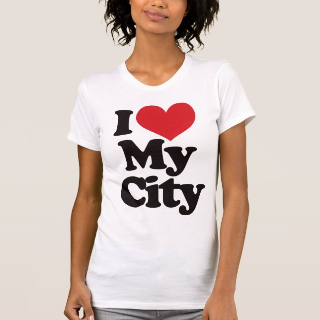 Camiseta Amo mi ciudad (Anverso)