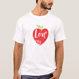 Camiseta Amo mi clase educada el primer o último día de cla