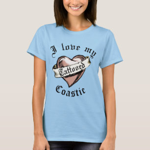 CAMISETA AMO MI COASTIE TATUADO