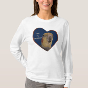 Camiseta ¡Amo mi Cockatiel! Corazón