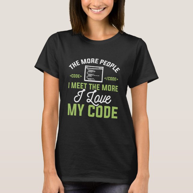 Camiseta Amo Mi Código (Anverso)