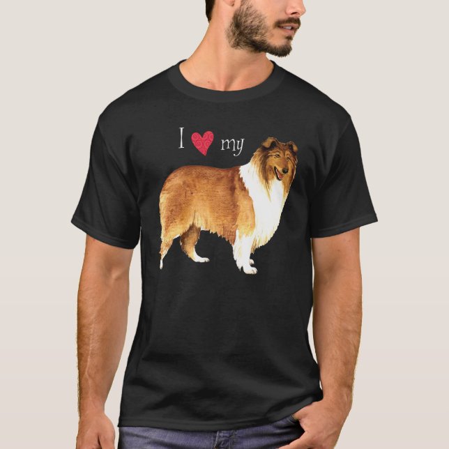 Camiseta Amo mi collie (Anverso)