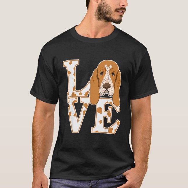 Camiseta Amo Mi Coonhound Red Tick Coonhound Do (Anverso)