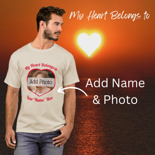 Camiseta Amo mi Corazón de Foto de Novia (Subido por el creador)