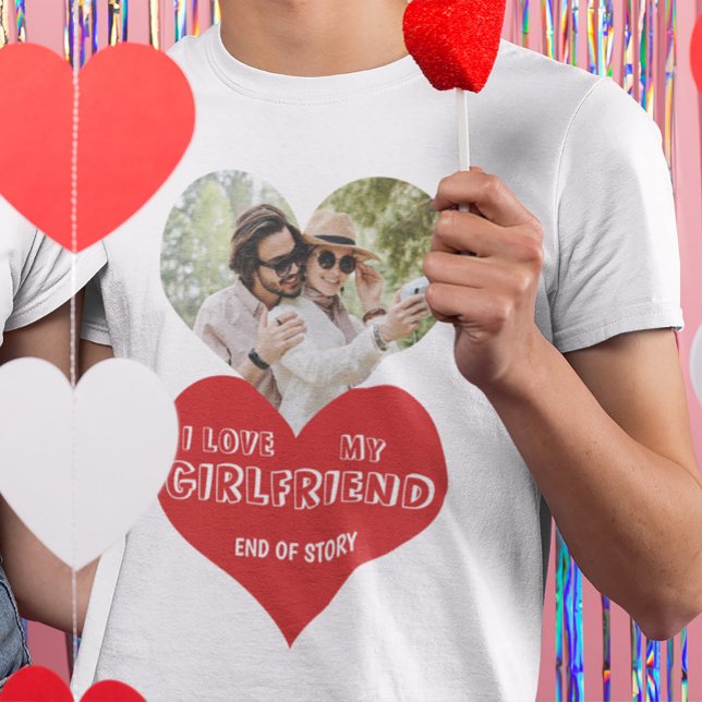 Camiseta Amo mi corazón fotográfico personalizado (Subido por el creador)