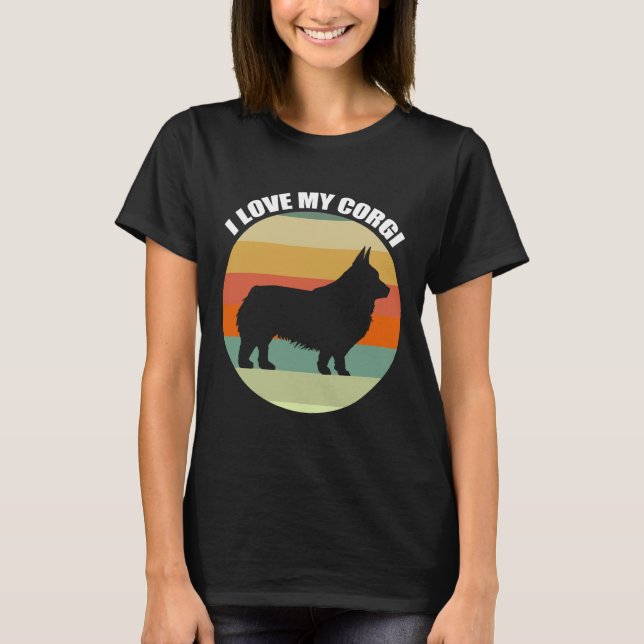 Camiseta Amo Mi Corgi 1150 (Anverso)