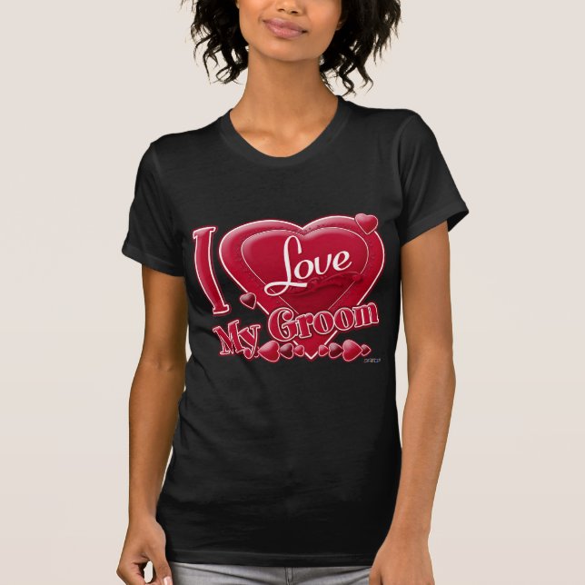 Camiseta Amo mi crecimiento rojo - corazón (Anverso)