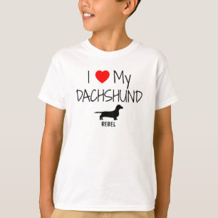 Camiseta Amo Mi Dachshund