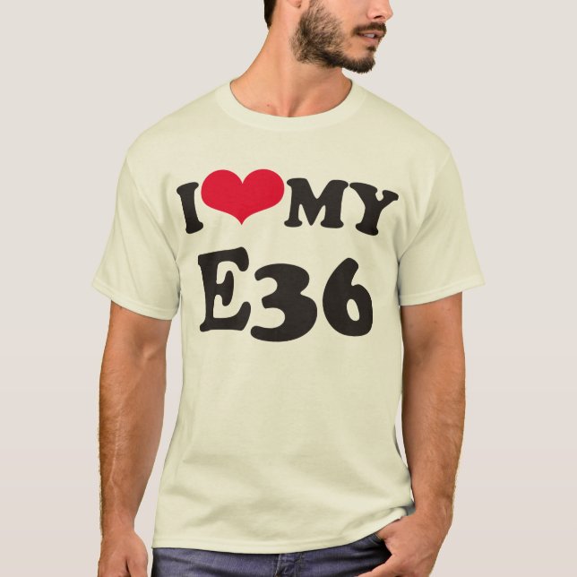 Camiseta Amo mi E36 (Anverso)