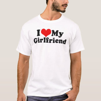 Camiseta Amo mi el día de San Valentín de la novia