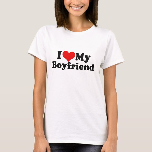 Camiseta Amo mi el día de San Valentín del novio (Anverso)
