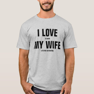 Camiseta Amo mi esposa un regalo gracioso para los esposos