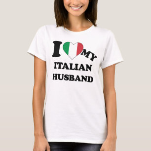 Camiseta Amo mi esposo italiano T-Shirt