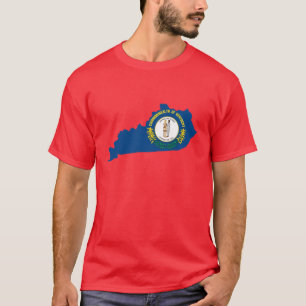 Camiseta Amo mi estado Mapa de Kentucky Hometown Oversized
