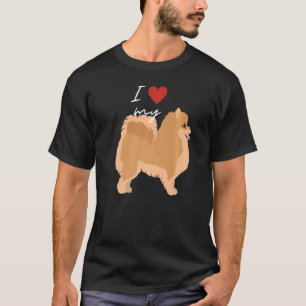 Camiseta Amo Mi Fawn German Spitz Dog Lover Premium