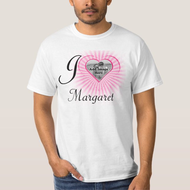 Camiseta Amo mi foto impresionante de la plantilla de la (Anverso)