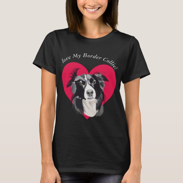 Camiseta Amo mi frontera Collie 2 (Anverso)