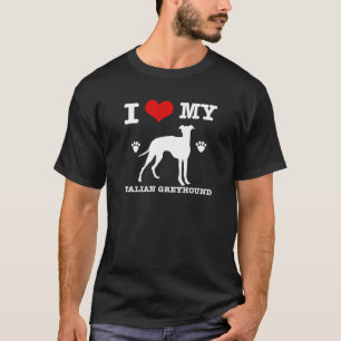 Camiseta Amo mi galgo italiano