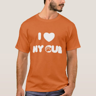 Camiseta Amo Mi Garra Corazón Cachorro