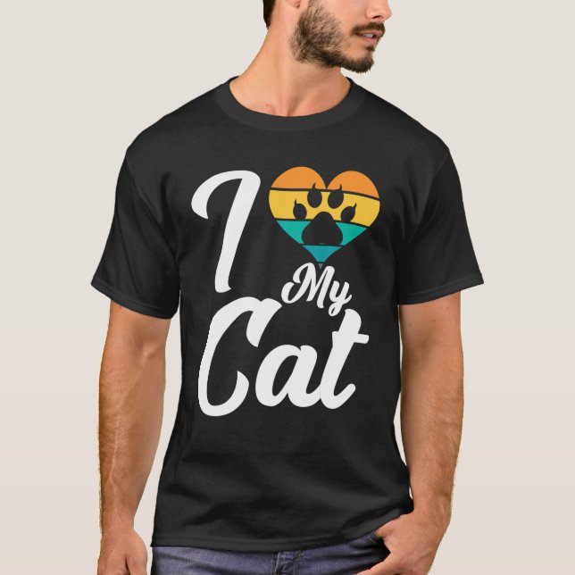 Camiseta Amo Mi Gato (Anverso)