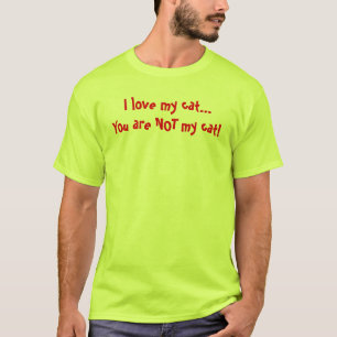 Camiseta ¡Amo mi gato!