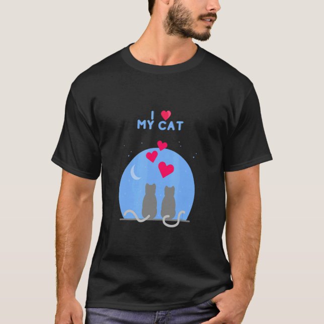Camiseta Amo Mi Gato (Anverso)