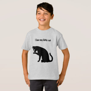 Camiseta Amo mi gato del gatito
