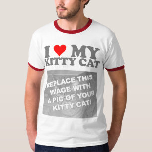 Camiseta Amo mi gato del gatito