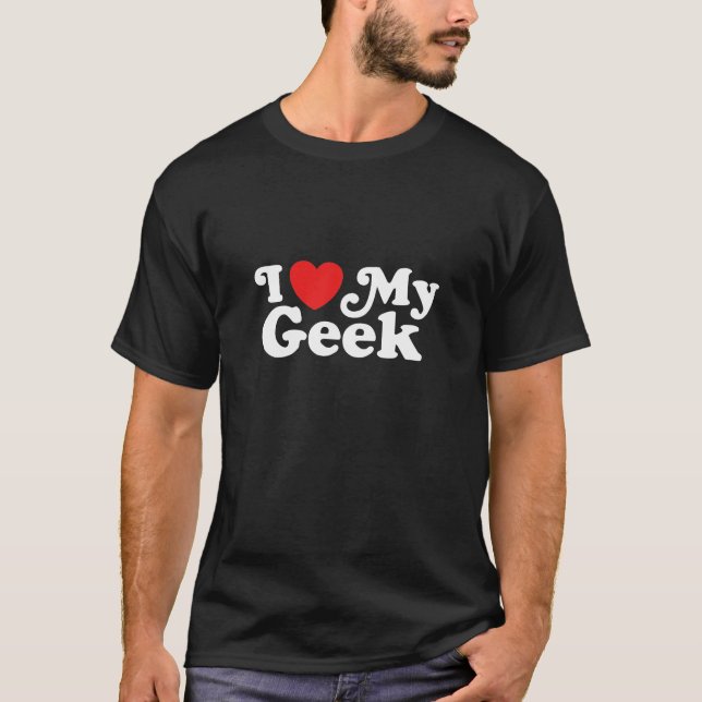 Camiseta Amo Mi Geek (Anverso)