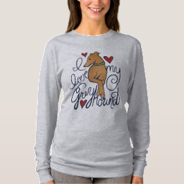 Camiseta Amo mi Greyhound