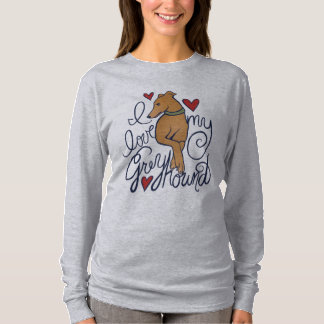 Camiseta Amo mi Greyhound