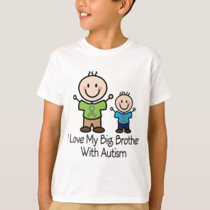 Camiseta Amo mi hermano mayor con autismo