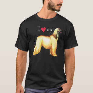 Camiseta Amo mi Hound Afgano