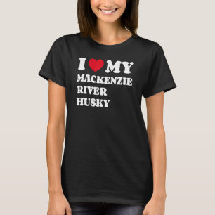 Camiseta Amo Mi Husky Río Mackenzie