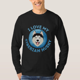 Camiseta Amo Mi Husky Siberiano