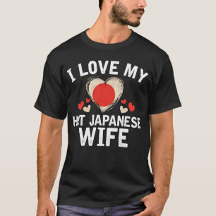 Camiseta Amo mi idea japonesa caliente del regalo de la