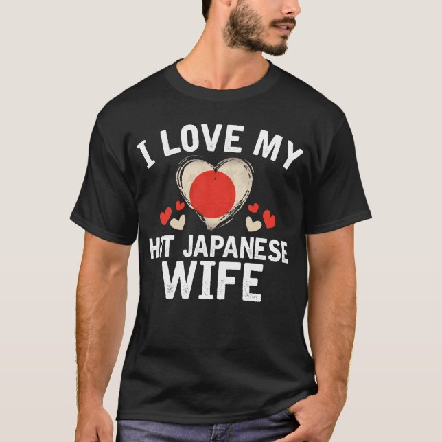 Camiseta Amo mi idea japonesa caliente del regalo de la (Anverso)