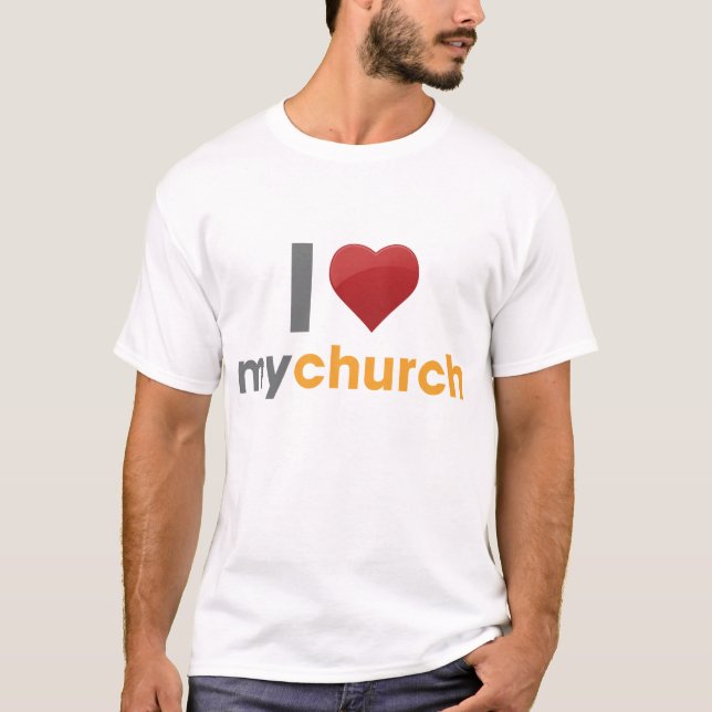 Camiseta Amo mi iglesia (Anverso)