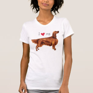 Camiseta Amo mi Irish Setter