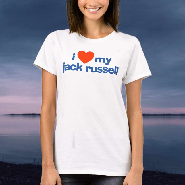 Camiseta Amo Mi Jack Russell (Subido por el creador)